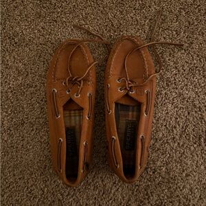 Sperry Men's Tan Leather Boat Shoes